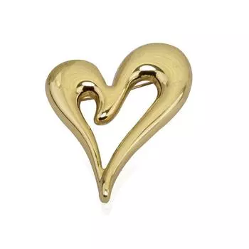 Брошь Niche Design Metal Glossy Love Брошь Pin Temperament Suit Accessories Брошь Women золотой