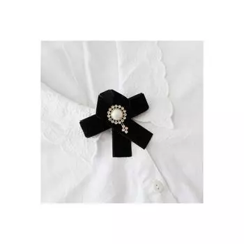 Брошь Одра Карлотта Черная