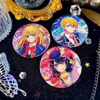 Брошь OSHI NO KO, аниме-брошь, украшение коллекции.
