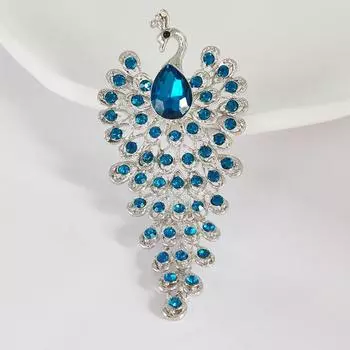 Брошь павлин Anti-Light High-End Брошь со стразами Аксессуары для одежды Брошь Phoenix Retro