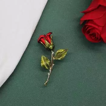 Брошь «Роза Маленького принца», Высококлассная ретро-булавка, Мужской и женский трендовый темперамент, Универсальный костюм с аксессуарами, Подарок