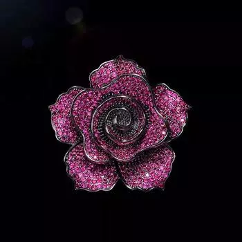 Брошь-роза, высококачественный женский дизайн, изысканная брошь, маленькая ароматная стильная роскошная булавка, аксессуары для костюма-чеонгсама
