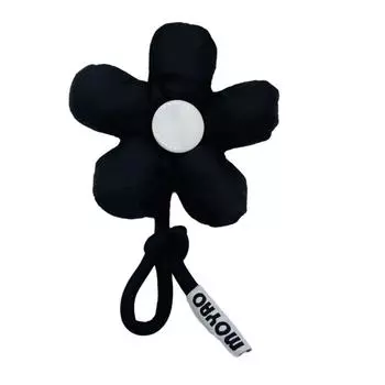 Брошь ручной работы из хлопка с цветком. Уникальная и стильная брошь с цветком. Украшение лацкана для повседневной носки. Деловые встречи, вечеринки. чёрный