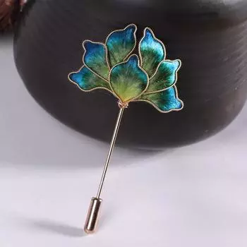 Брошь ручной работы из шелка Qianli Jiangshan Edelweiss, аксессуары Hanfu Cheongsam, женская классическая брошь фиолетовый