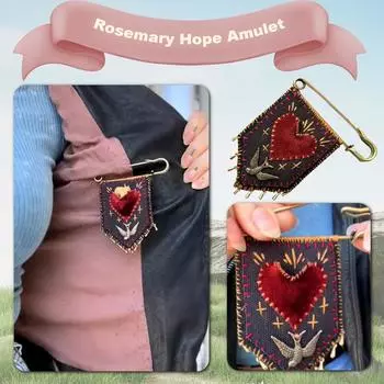 Брошь ручной работы «Любовь» — украшение, призванное питать ваше сердце One Size