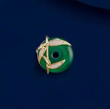 Брошь с безопасной пряжкой из бамбука, высококачественный женский античный стиль, изысканный мини-корсаж, антибликовая булавка, одежда и аксессуары