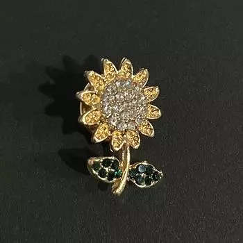 Брошь с цветочным бантом для женщин, металлическая антибликовая булавка на лацкане, фиксированные булавки для одежды, свитер, пальто, аксессуары для одежды