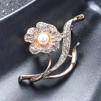 Брошь с кристаллами, булавка-цветок, бабочка, жемчужная женская брошь, изысканный комплект из стразов, жемчужный корсаж