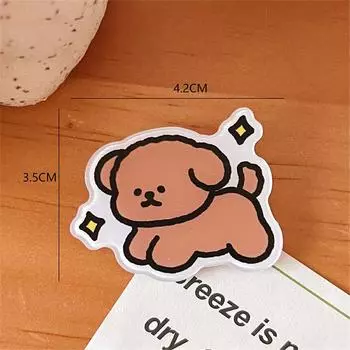 Брошь с мультяшным животным, акриловая высококачественная универсальная модная булавка для одежды, булавка для воротника с лацканами, металлические значки для рюкзаков, ювелирные изделия