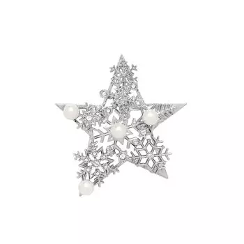 Брошь «Снежинка-Звезда» VBMV4786 PF [Vendome Boutique]