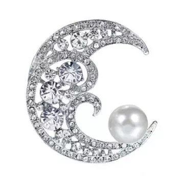 Брошь со стразами, креативная чернильная синяя маленькая брошь с кристаллами в виде снежинки, модная брошь для костюма с темпераментом, аксессуары для воротника