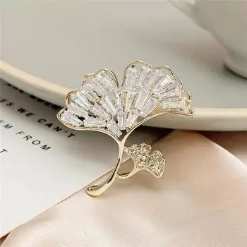 Брошь со стразами женская простая брошь-бабочка брошь булавка для воротника платья шелковая пряжка для шарфа двойного назначения