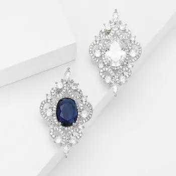 Брошь в стиле суда из полого циркона Amazon, простая, легкая, роскошная, женская одежда, корсаж, ювелирные изделия, булавка