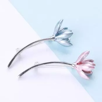 Брошь в виде орхидеи в стиле ретро для женщин, простая атмосфера, элегантный костюм, свитер, кардиган, универсальный, узкий, с вырезом-булавкой, анти-свет