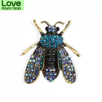 Брошь в виде птицы и животного из стразов с цифрами для вечеринки, свадьбы и женщин