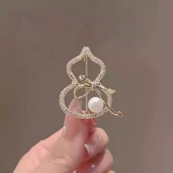 Брошь в виде тыквы, темпераментная, высокого класса, женская, изысканная, темпераментная, модная, высокого класса, брошь, аксессуары для костюмов