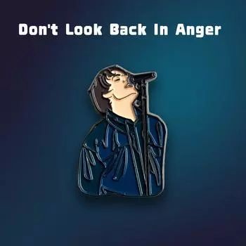 Брошь-значок на периферию группы Oasis Liam Rock