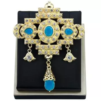 Брошь золотого цвета, женская хрустальная брошь, булавки для невесты, пара свадебных украшений, металлическая цепочка в виде ожерелья красный