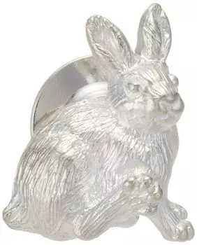 Брошь Zoo Support Ezo Snow Rabbit VBSV2503 SI [бутик Vendome] [продукт Asahiyama]