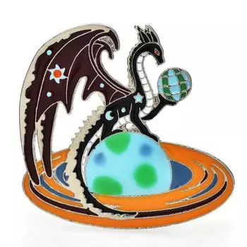 Броши Cosmic Hegemon с рисунком дракона, булавки для женщин, унисекс, с животными и яйцом, вечерние, повседневная брошь, булавки, значок, ювелирные изделия, подарки