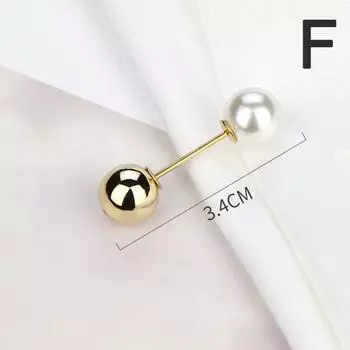 Броши для одежды, жемчужная булавка на лацкане, свитер, платье, брошь, брюки, булавки, значок с пряжкой
