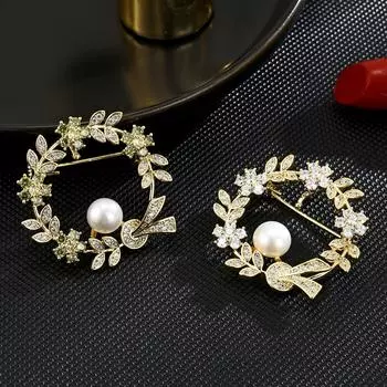 Броши для пожилых людей, брошь в виде цветка, листа, булавки для женщин, костюм, подвеска, модные броши, ювелирные изделия золотой