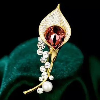 Броши для пожилых людей, брошь в виде цветка, листа, булавки для женщин, костюм, подвеска, модные броши, ювелирные изделия золотой