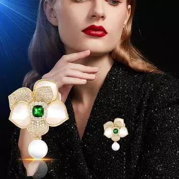 Броши для пожилых людей, брошь в виде цветка, листа, булавки для женщин, костюм, подвеска, модные броши, ювелирные изделия золотой