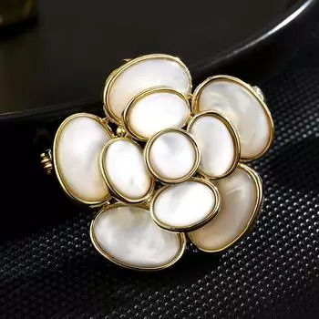 Броши для пожилых людей, брошь в виде цветка, листа, булавки для женщин, костюм, подвеска, модные броши, ювелирные изделия золотой
