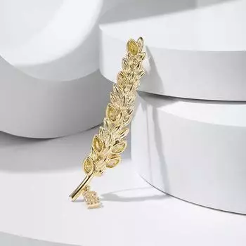 Броши для пожилых людей, брошь в виде цветка, листа, булавки для женщин, костюм, подвеска, модные броши, ювелирные изделия золотой