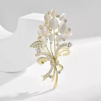 Броши для пожилых людей, брошь в виде цветка, листа, булавки для женщин, костюм, подвеска, модные броши, ювелирные изделия золотой