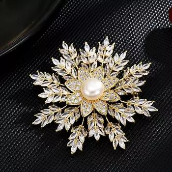 Броши для пожилых людей, брошь в виде цветка, листа, булавки для женщин, костюм, подвеска, модные броши, ювелирные изделия золотой