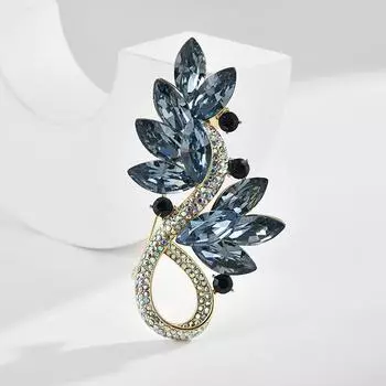 Броши для пожилых людей, брошь в виде цветка, листа, булавки для женщин, костюм, подвеска, модные броши, ювелирные изделия золотой