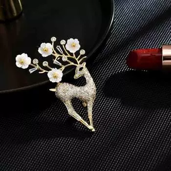 Броши для пожилых людей, брошь в виде цветка, листа, булавки для женщин, костюм, подвеска, модные броши, ювелирные изделия золотой