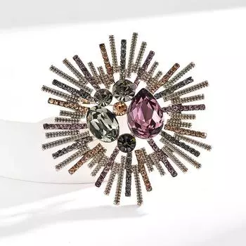 Броши для пожилых людей, брошь в виде цветка, листа, булавки для женщин, костюм, подвеска, модные броши, ювелирные изделия золотой