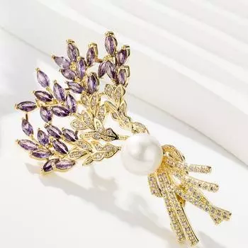 Броши для пожилых людей, брошь в виде цветка, листа, булавки для женщин, костюм, подвеска, модные броши, ювелирные изделия золотой