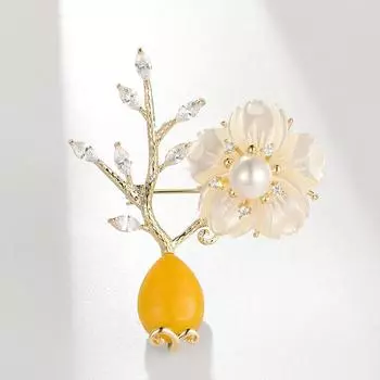 Броши для пожилых людей, брошь в виде цветка, листа, булавки для женщин, костюм, подвеска, модные броши, ювелирные изделия золотой