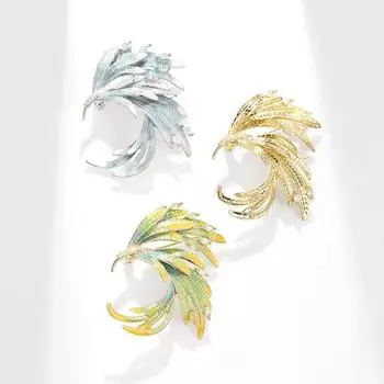 Броши для пожилых людей, брошь в виде цветка, листа, булавки для женщин, костюм, подвеска, модные броши, ювелирные изделия золотой