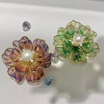 Броши для пожилых людей, брошь в виде цветка, листа, булавки для женщин, костюм, подвеска, модные броши, ювелирные изделия золотой