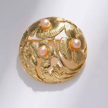 Броши для пожилых людей, брошь в виде цветка, листа, булавки для женщин, костюм, подвеска, модные броши, ювелирные изделия золотой