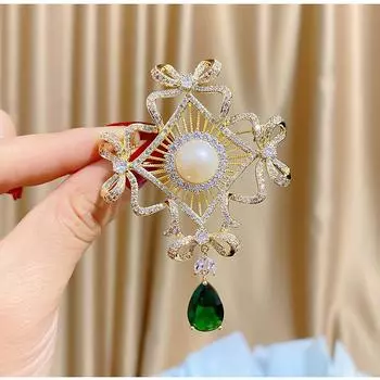 Броши для пожилых людей, брошь в виде цветка, листа, булавки для женщин, костюм, подвеска, модные броши, ювелирные изделия золотой