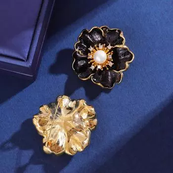 Броши для пожилых людей, брошь в виде цветка, листа, булавки для женщин, костюм, подвеска, модные броши, ювелирные изделия золотой