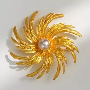 Броши для пожилых людей, брошь в виде цветка, листа, булавки для женщин, костюм, подвеска, модные броши, ювелирные изделия золотой