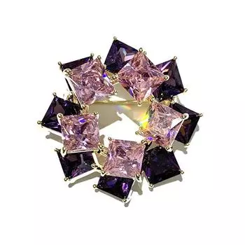 Броши для пожилых людей, брошь в виде цветка, листа, булавки для женщин, костюм, подвеска, модные броши, ювелирные изделия золотой