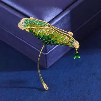 Броши для пожилых людей, брошь в виде цветка, листа, булавки для женщин, костюм, подвеска, модные броши, ювелирные изделия золотой