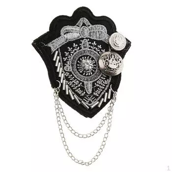 Броши из темно-синего сплава, булавки, значок, корсаж для мужчин и женщин Style 6