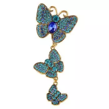 Броши с кисточками в виде бабочки для женщин, одежда, пальто, вечеринка, украшения, подарки