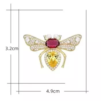 Броши с насекомыми-пчелами и вспышками для женщин, одежда, украшения, аксессуары для вечеринок