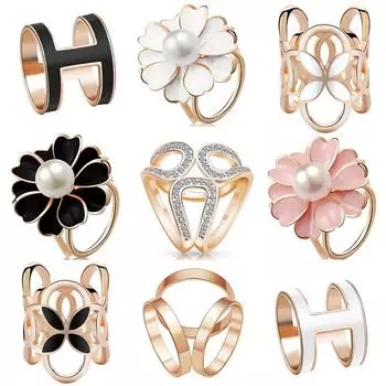 Броши с пряжкой и цветами, женские кристаллы, трициклические броши с камелией, искусственный жемчуг, 1 шт., шарф с пряжкой, поставка