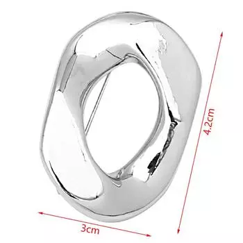 Броши в стиле панк, унисекс, женские, геометрические, хэви-метал, хард-рок, праздничные значки 3*4.2cm